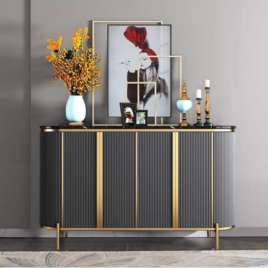 Buffets & Sideboards Dining Room Integrated Storage Luxury Living Room - Black.